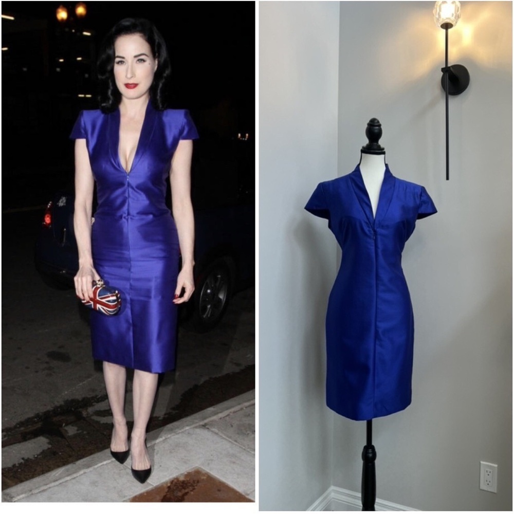 Vintages ALEXANDER McQUEEN  Dress “ The Horn Of Plenty “ 2009 Collection Size 38